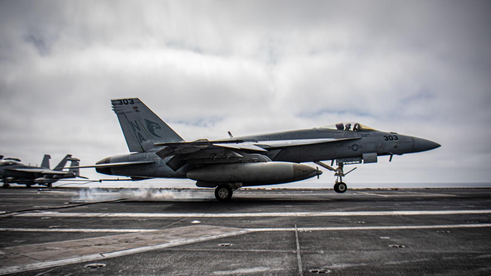 Caza F/A-18E Super Hornet de EEUU