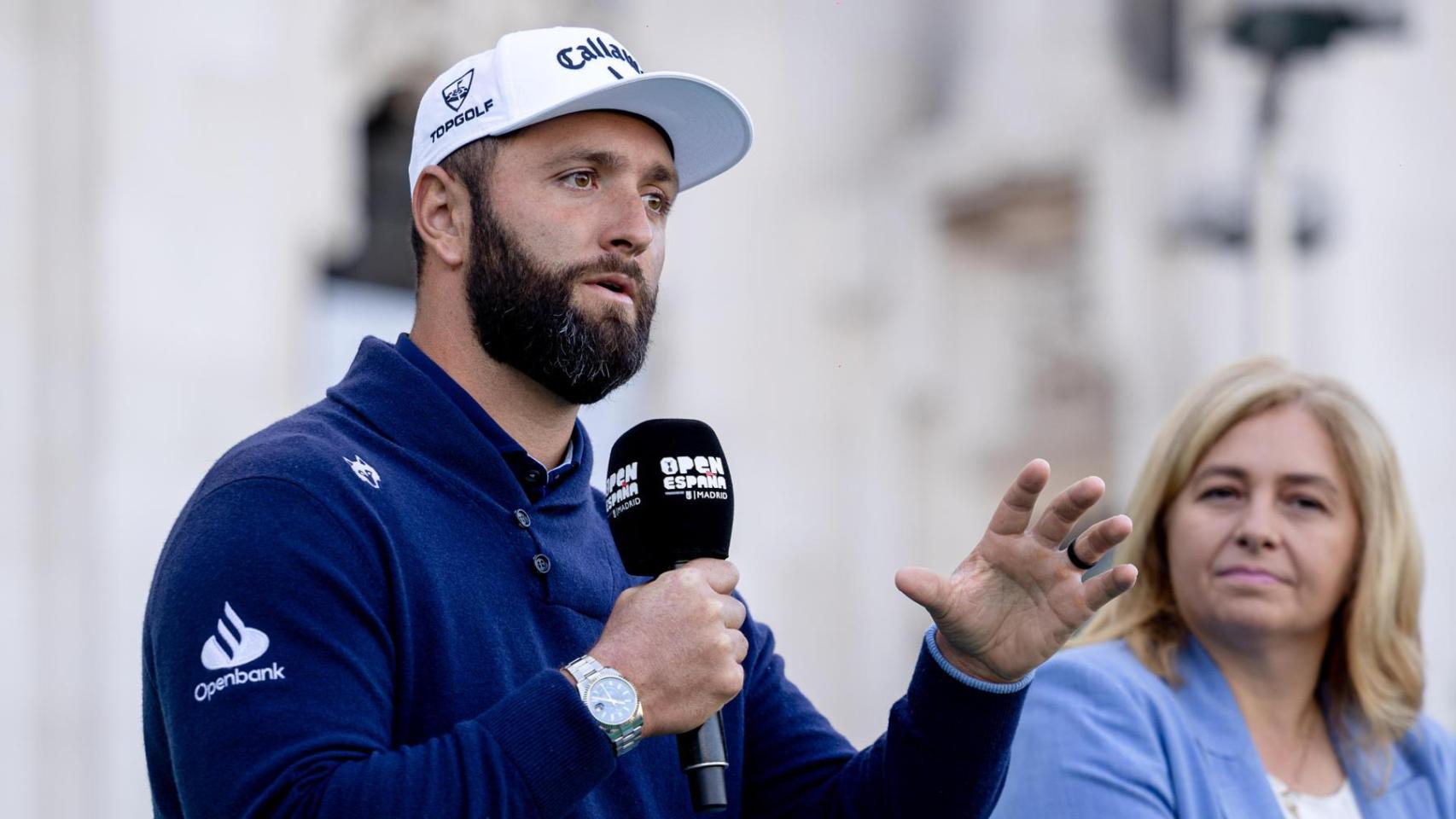 Jon Rahm, en la previa del Open de España de golf.