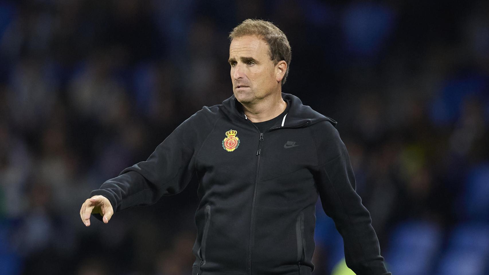 Jagoba Arrasate, durante un partido con el Mallorca.