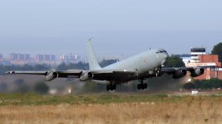 Boeing 707 'La Reina del Espectro' despegando de la Base Aérea de Torrejón en 2010