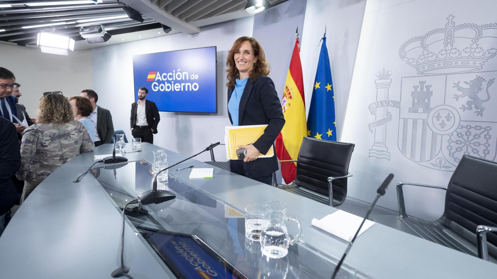 Mónica García, ministra de Sanidad.