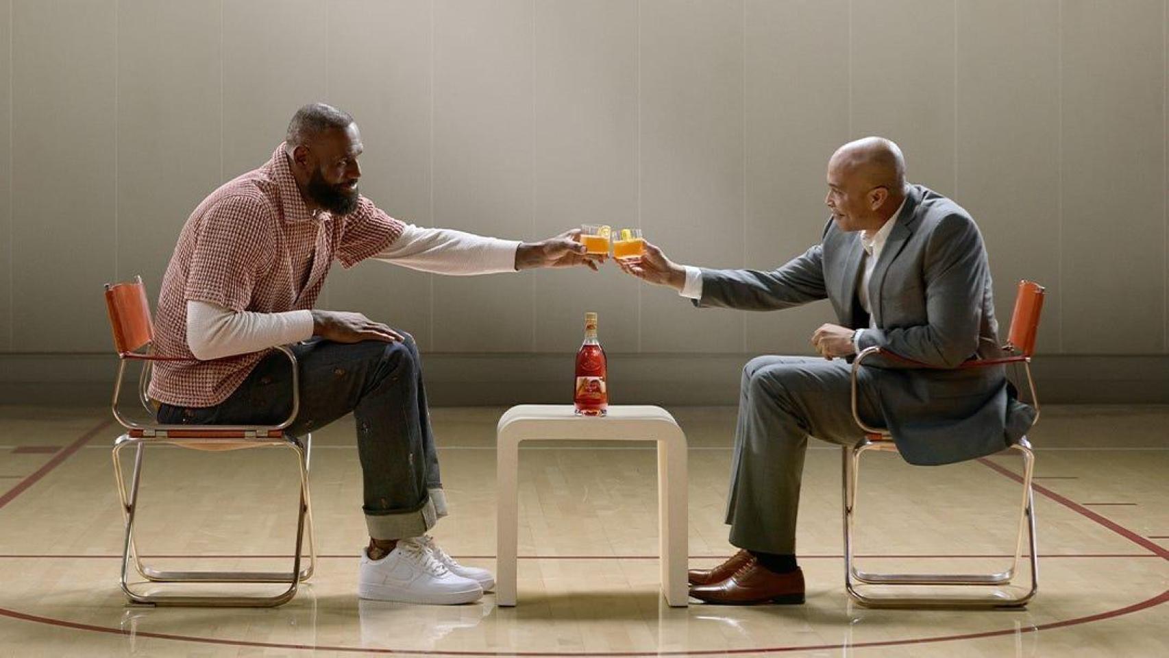 LeBron James en el anuncio