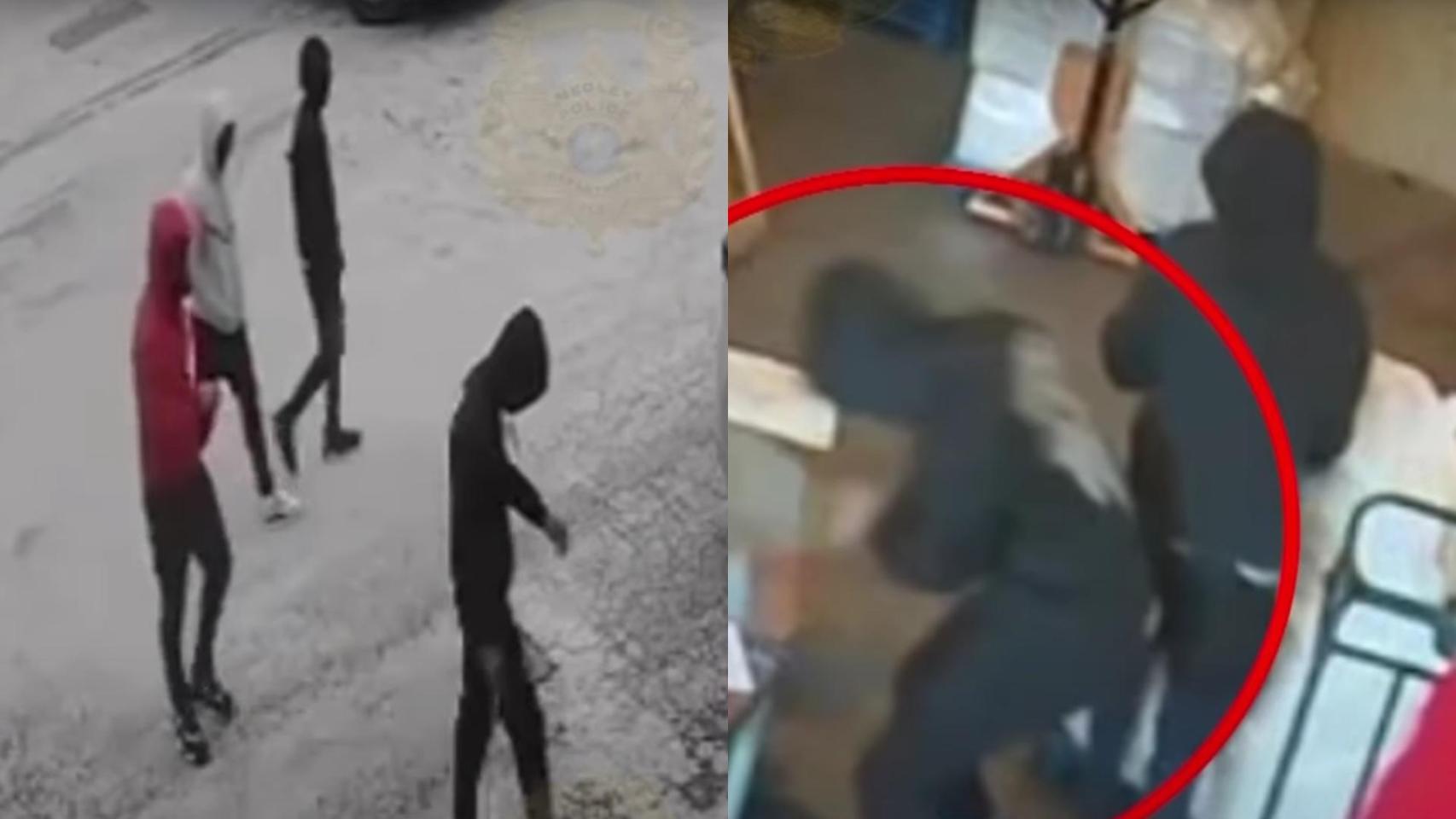 La policía de Medley divulgó las imágenes de los agresores para lograr su identificación.