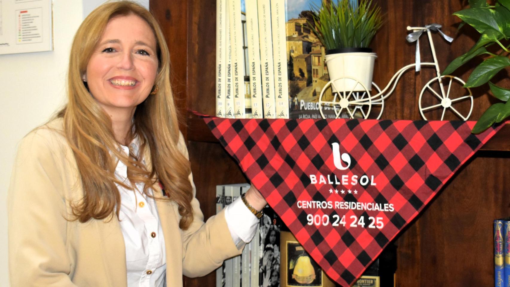 Sonia Martínez en la residencia Ballesol Puerta del Carmen