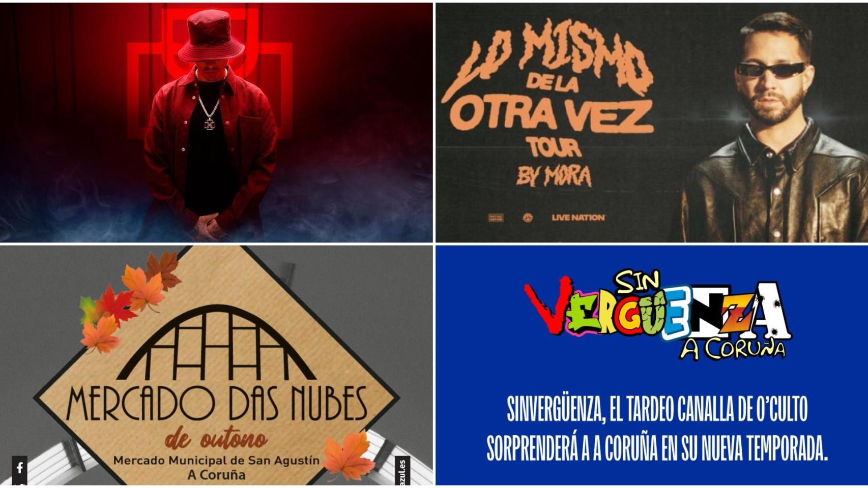 ¿Qué hacer este fin de semana en A Coruña? Mercado das Nubes, Duki, Mora y mucho más