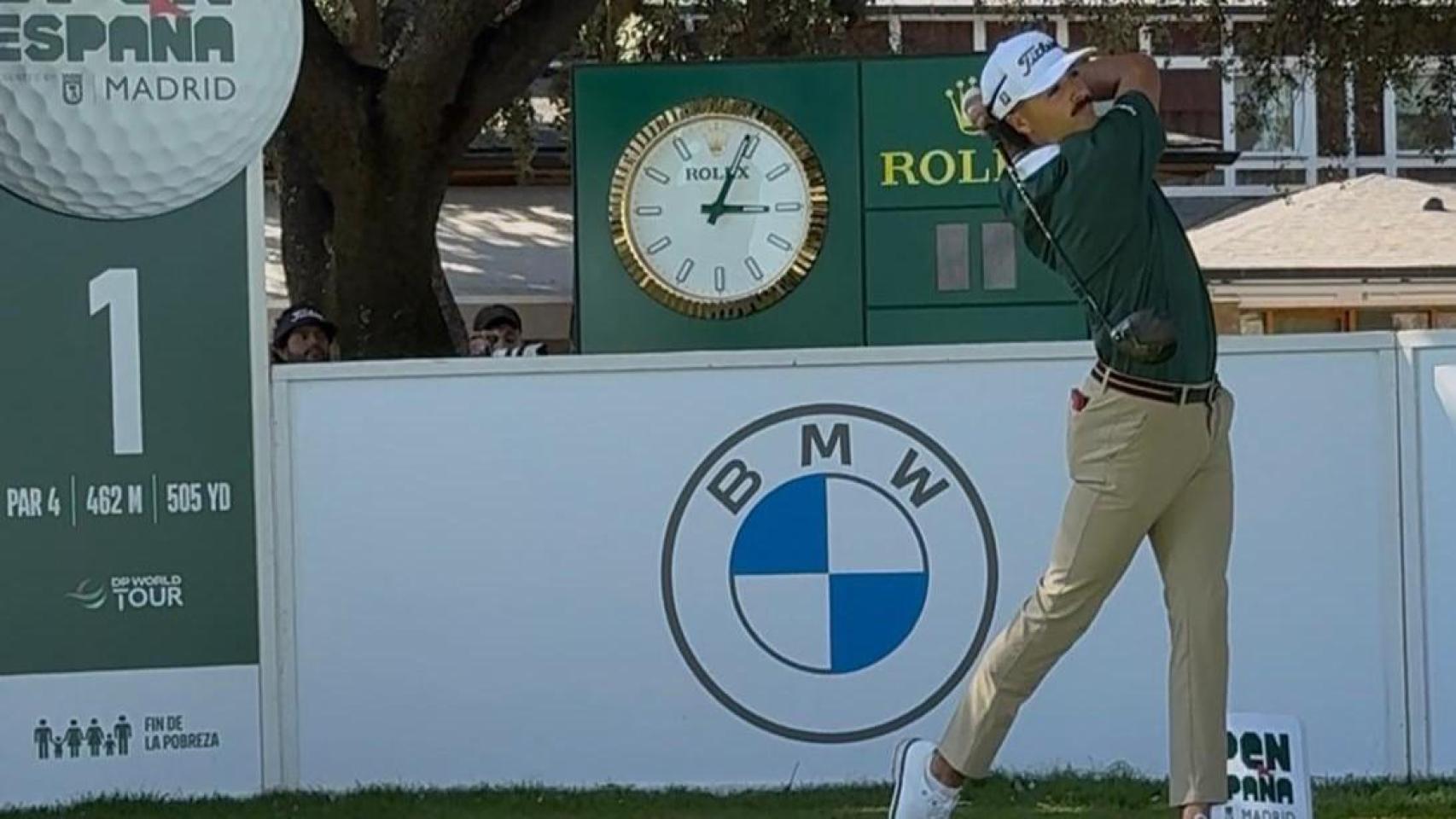 Ignacio Mateo en el Open de España.