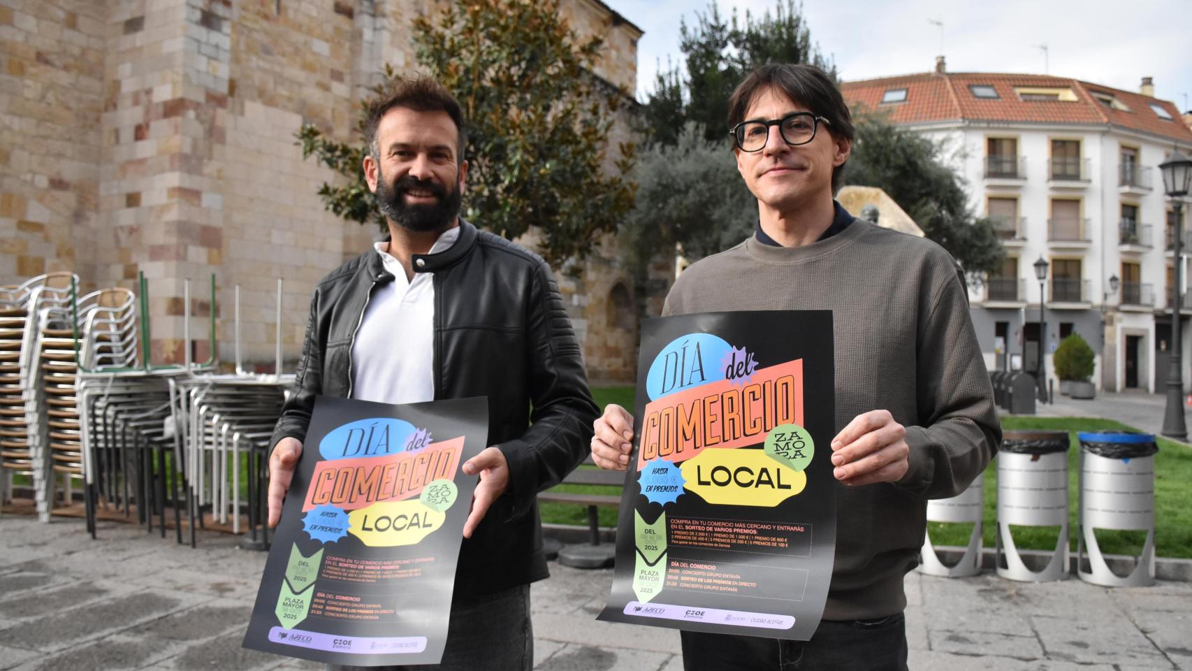 David Gago y Ruperto Prieto presentan el Día del Comercio Zamorano