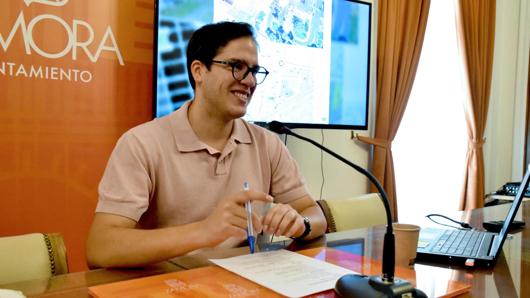 El concejal de Obras, Movilidad, Infraestructura y Participación Ciudadana, Pablo Novo