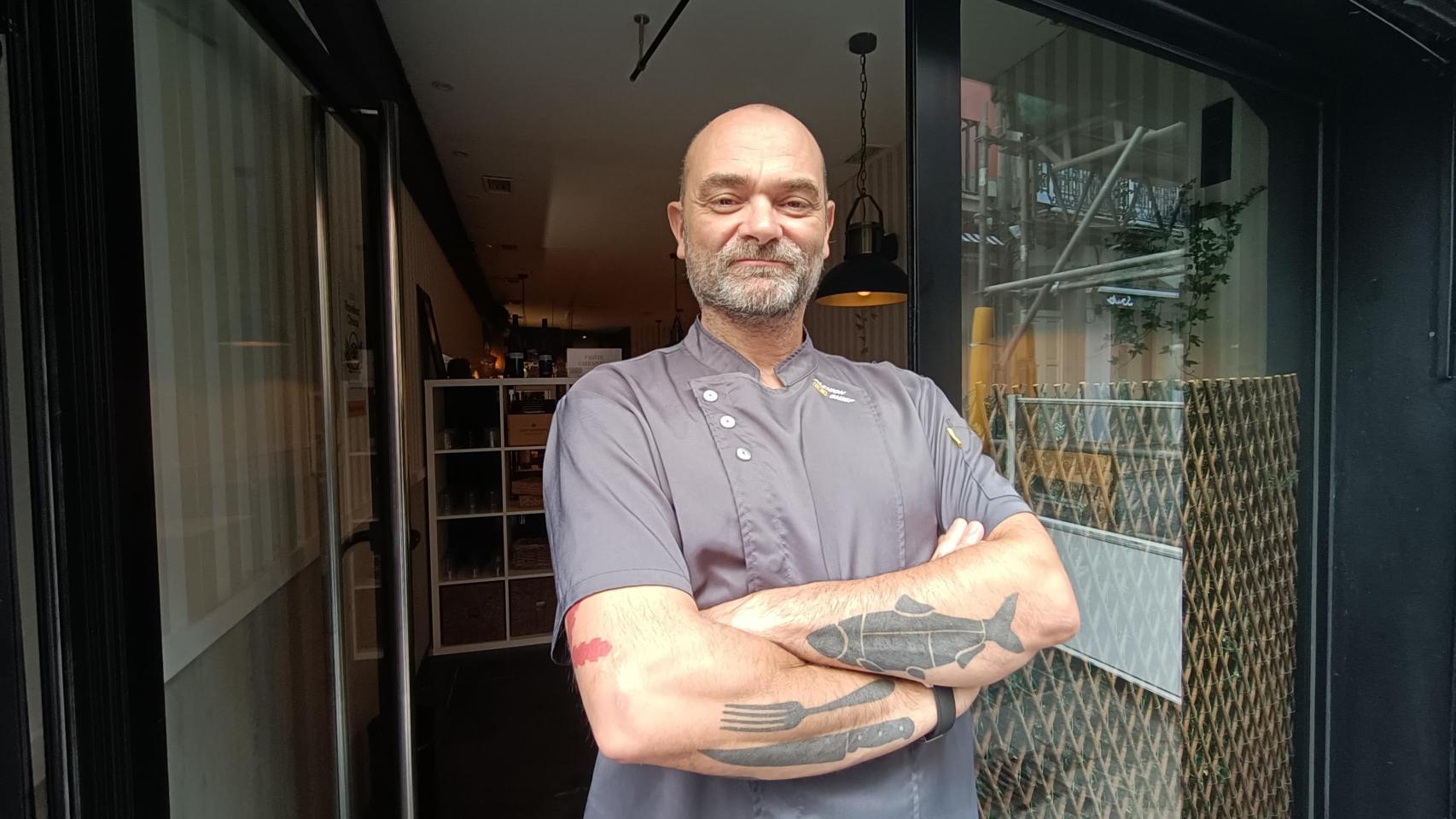 El chef de A Capela, Fran Naya