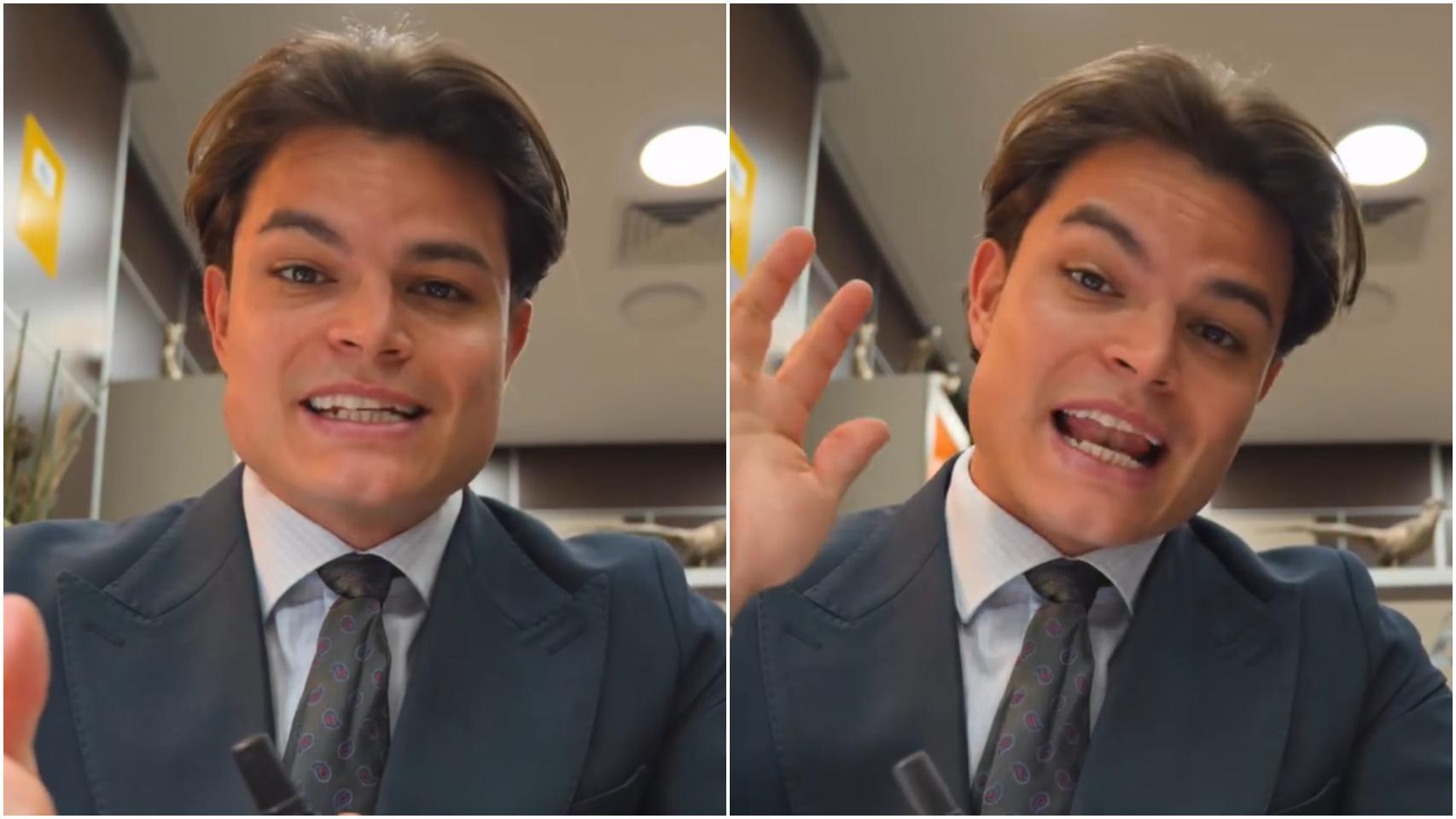 Isaac Sánchez, CEO @tuorovalemas en un vídeo de Instagram (captura).