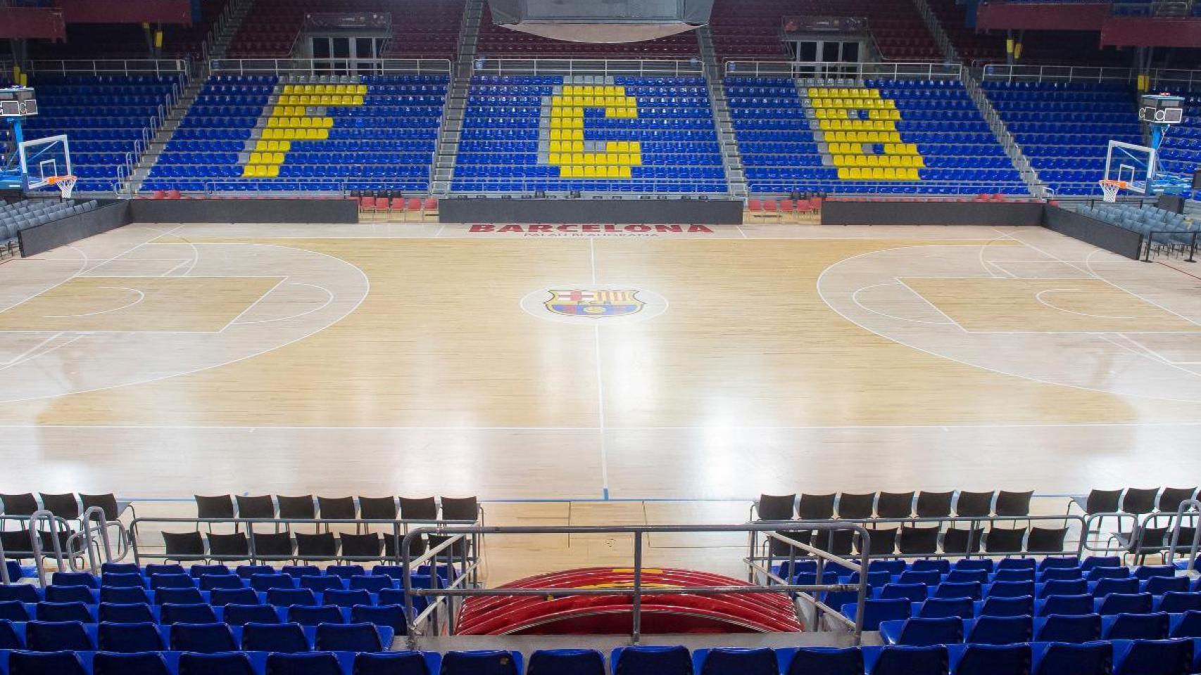 El Palau Blaugrana vacío