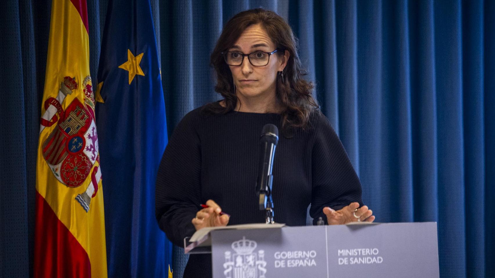 Mónica García en el Consejo de Ministros de esta pasado martes 7 de octubre.