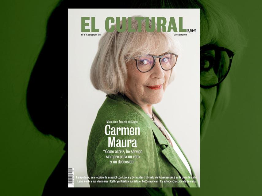 Carmen Maura en la portada de El Cultural del 10 de octubre de 2025. Foto: Nieves Díaz