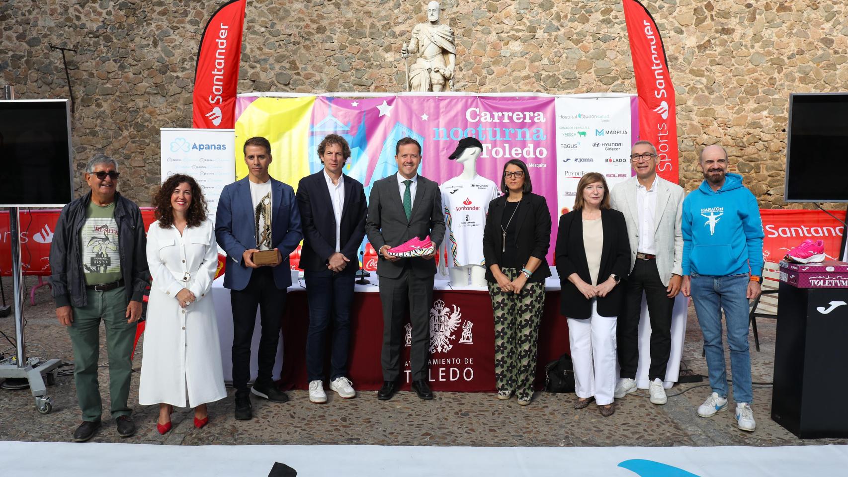Presentación de la Carrera Nocturna de Toledo. Foto: Ayuntamiento.