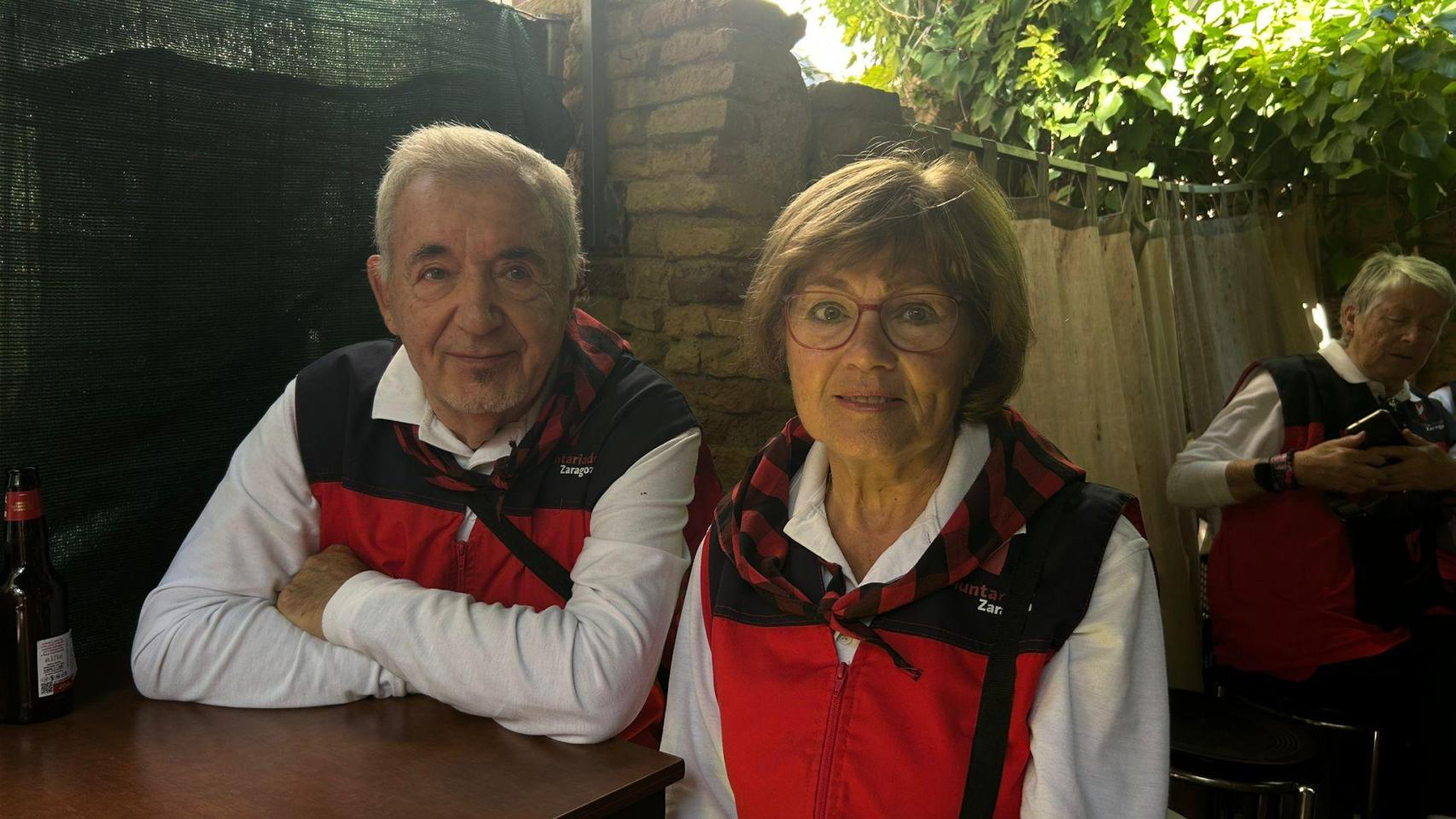 Manuel y Rosa, voluntarios desde hace casi 20 años en Pilares.