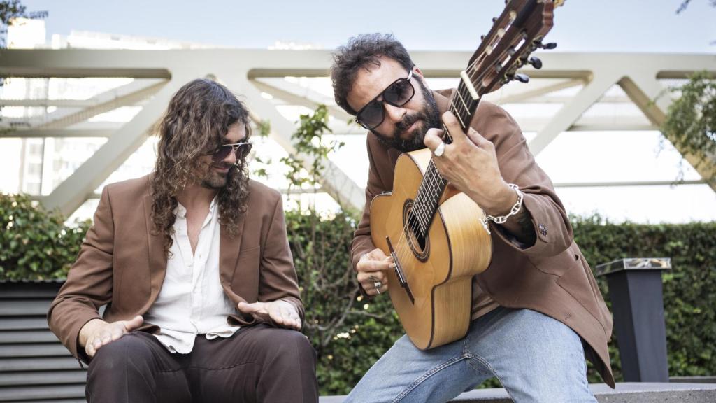 Íñigo Bregel, líder de Los Estanques, y el Canijo de Jerez. Foto: Rodrigo Mínguez