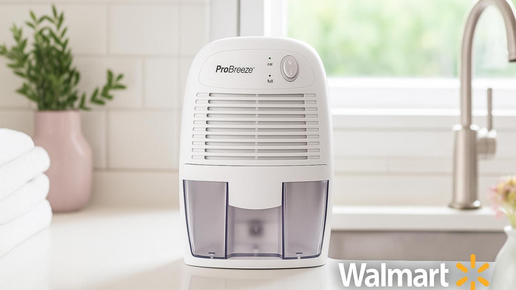El deshumidificador portátil ultra silencioso ideal para el clima de Florida que Walmart vende a 44 dólares