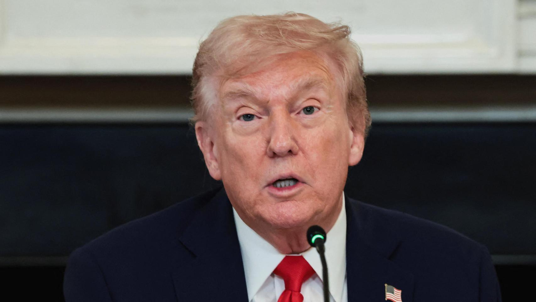 El presidente de EEUU, Donald Trump, este miércoles.