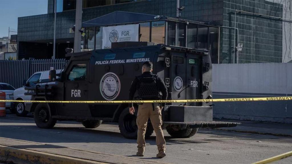 Elemento de la Fiscalía General de la República (FGR) de México.