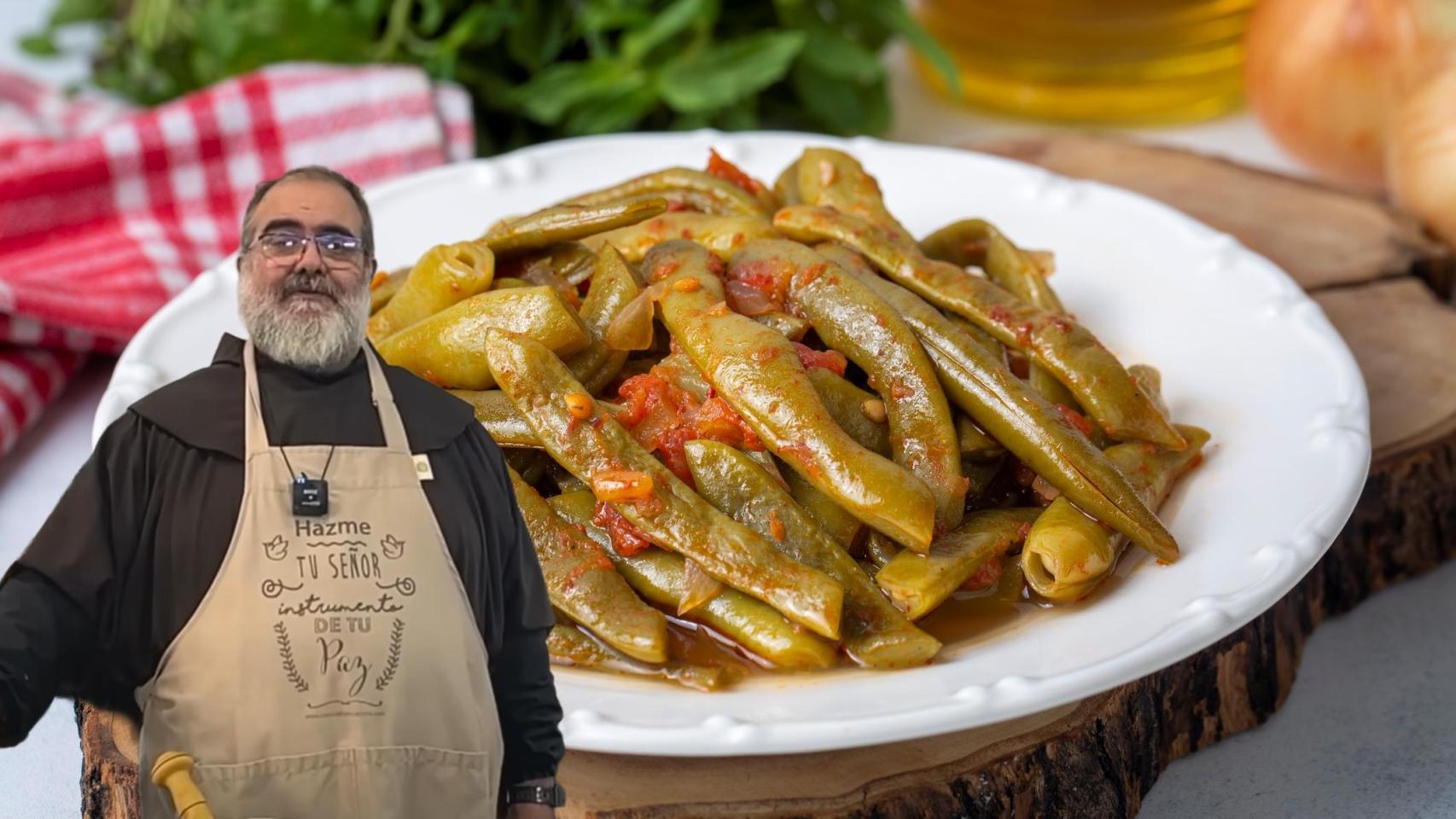 Fray Ángel en un montaje de El Español