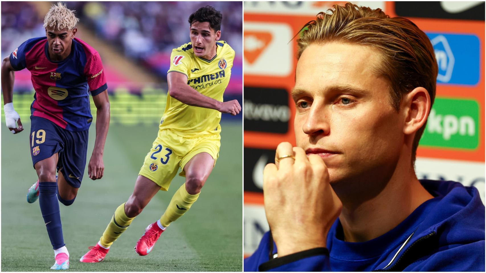 Frenkie De Jong se opone al Villarreal-Barça en Miami