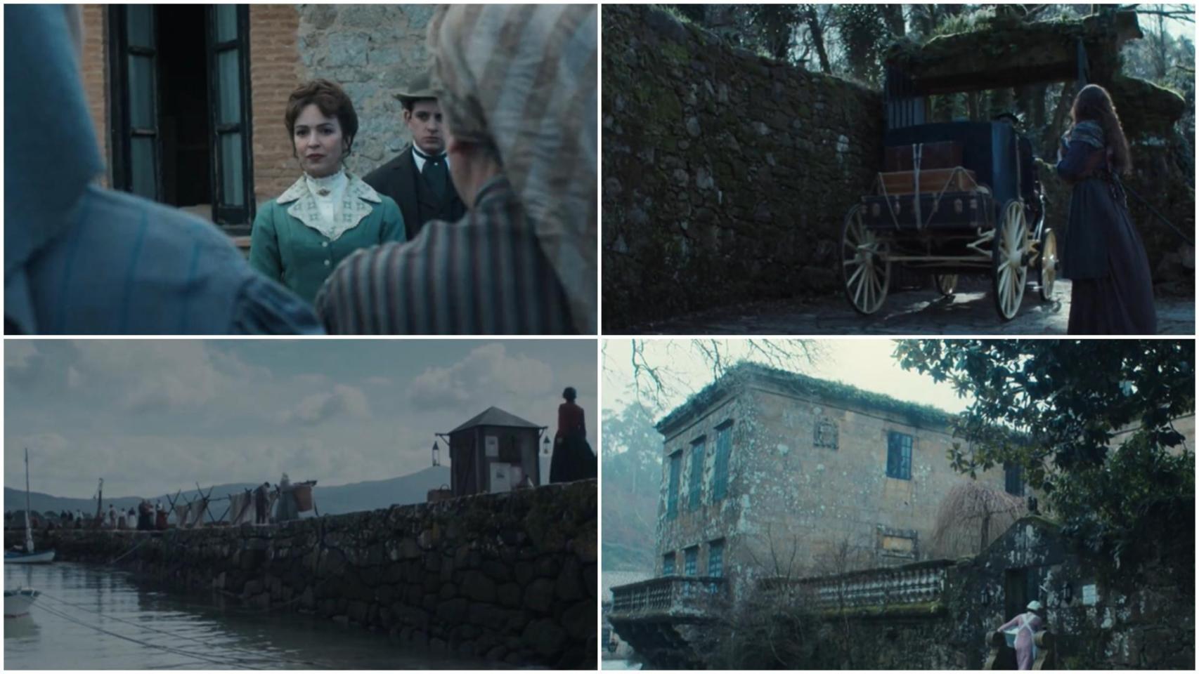 Algunas imágenes del tráiler de 'Las hijas de la criada', rodada en Galicia, Madrid y Canarias