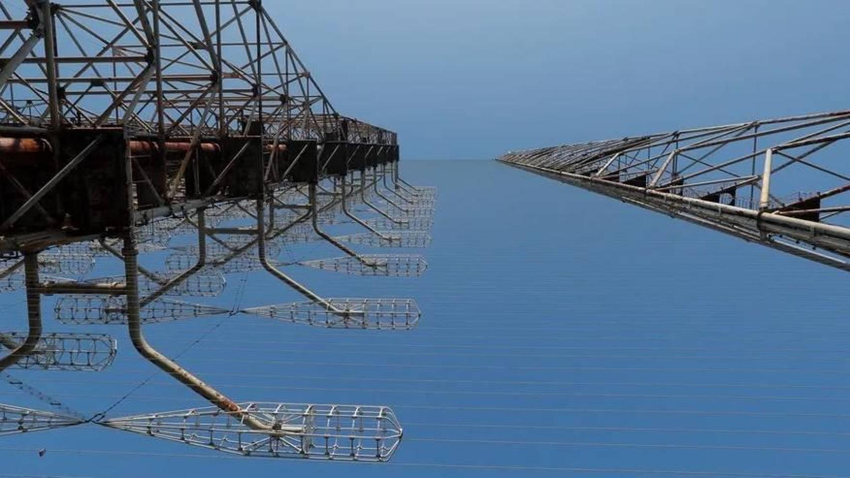 Fotografía de archivo de un radar transhorizonte (OTHR, en inglés), un sistema avanzado de detección de misiles como el que busca instalar Canadá en el Ártico.