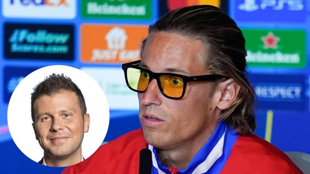 Marc Redondo, meteorólogo, y Marcos Llorente, futbolista. AFP7 / Europa Press