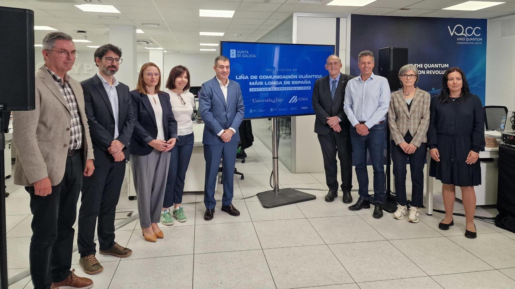 Imagen del acto de la puesta en marcha.