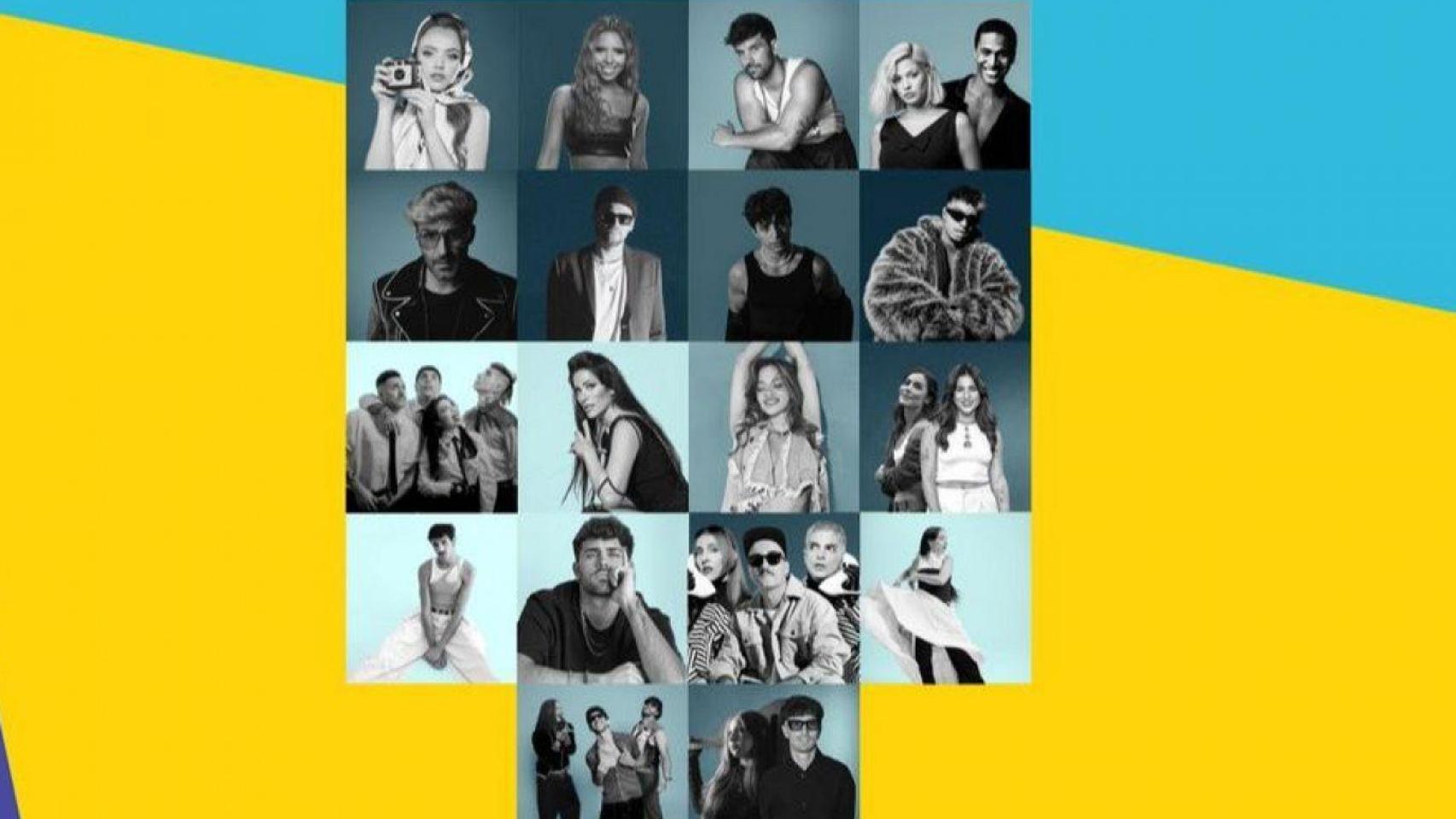 El cartel del Benidorm Fest 2026.