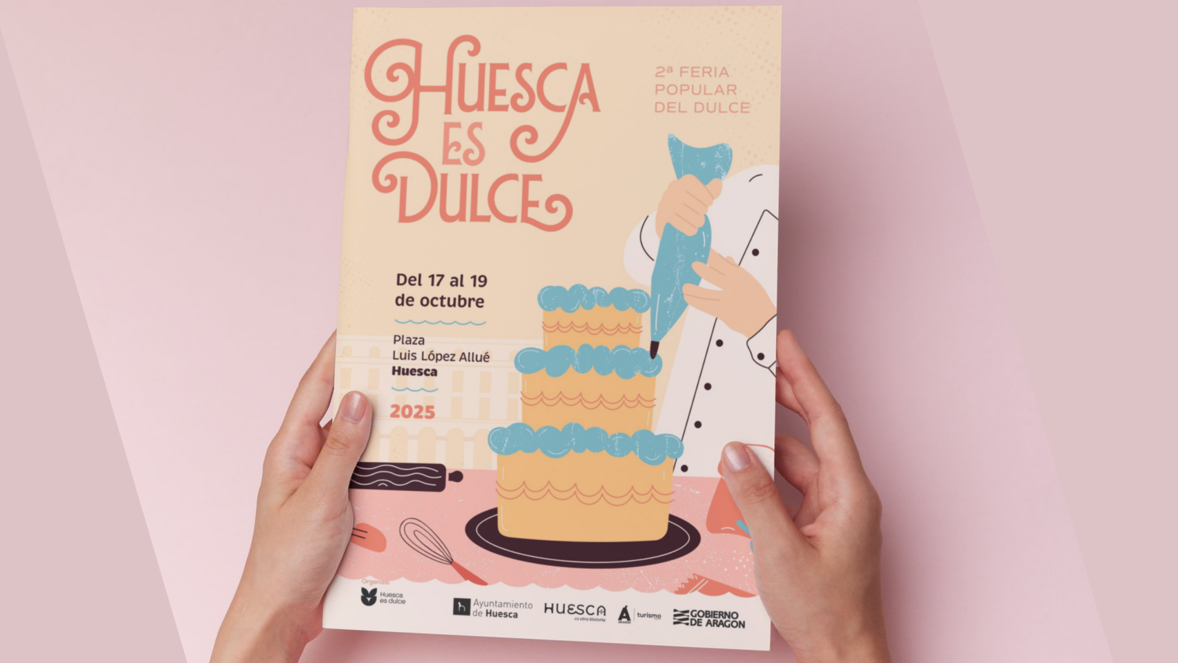 Cartel de la feria 'Huesca es Dulce' 2025
