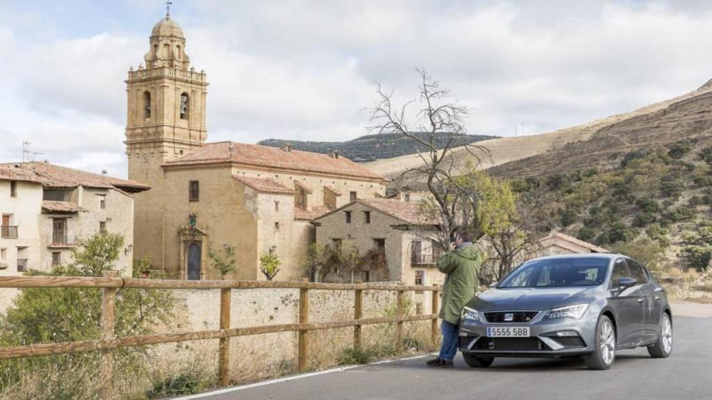 Vistas desde las afueras a Mirambel