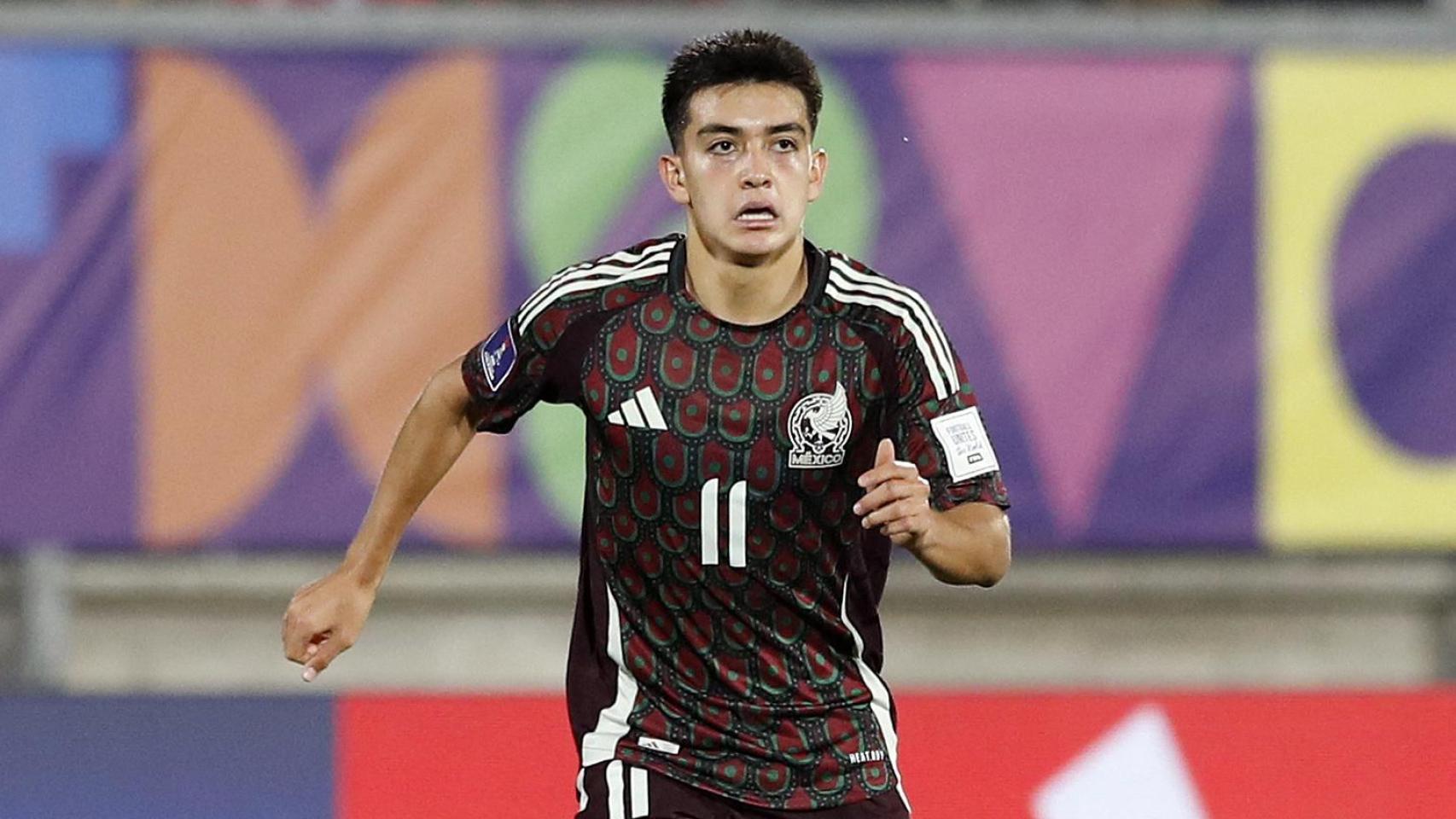 Gilberto Mora, durante el Mundial Sub-20 con México.