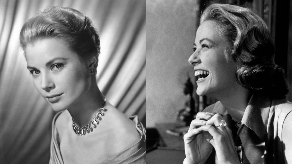 Retratos de Grace Kelly, princesa de Mónaco.