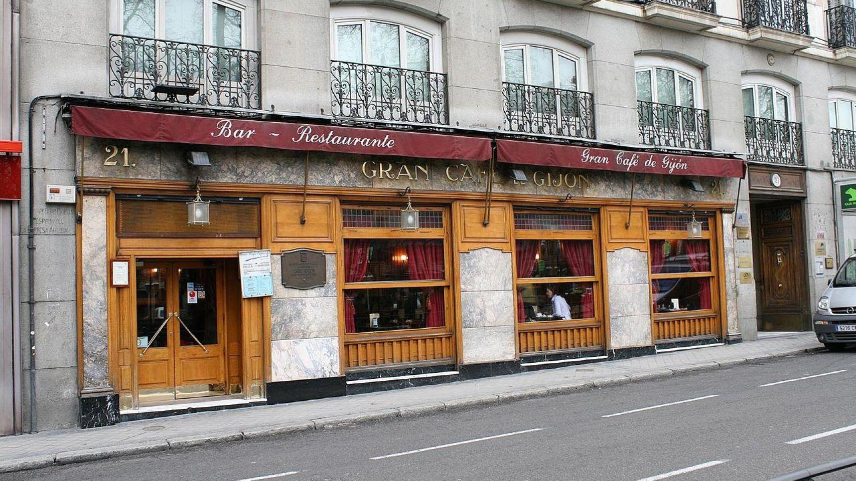 El Café Gijón.
