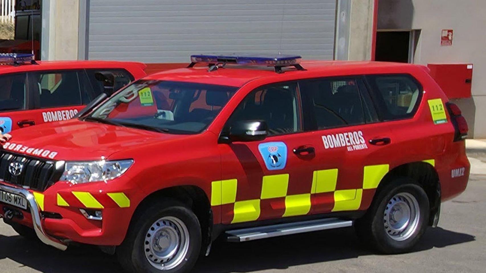 Vehículo de Bomberos del Consorcio del Poniente.