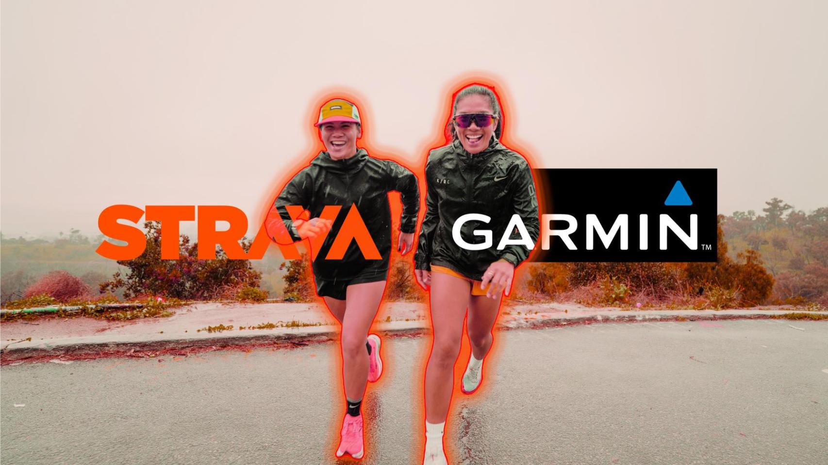 Fotomontaje inspirado en Strava y Garmin