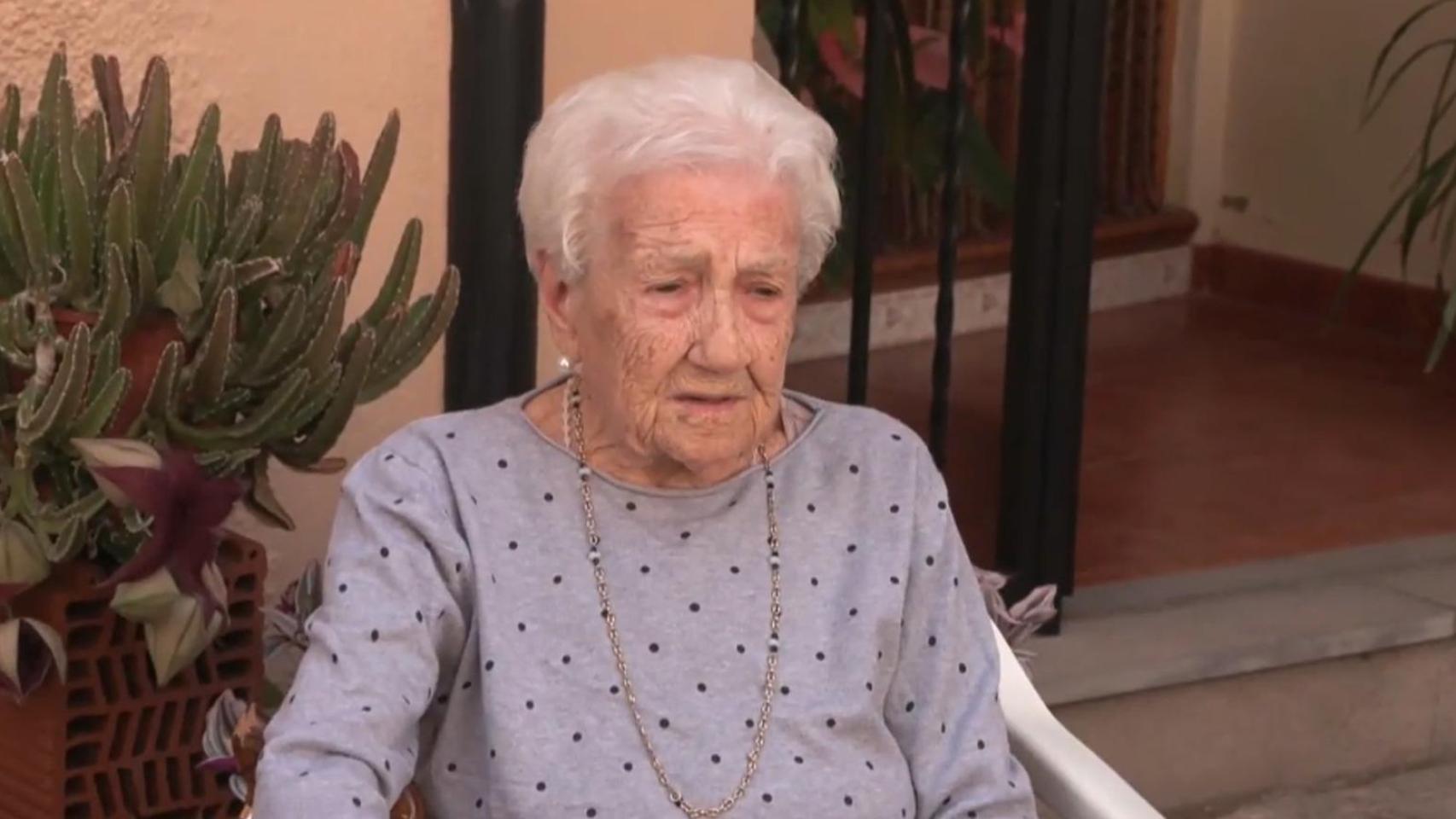 Amparo Janini, en una entrevista en À Punt.