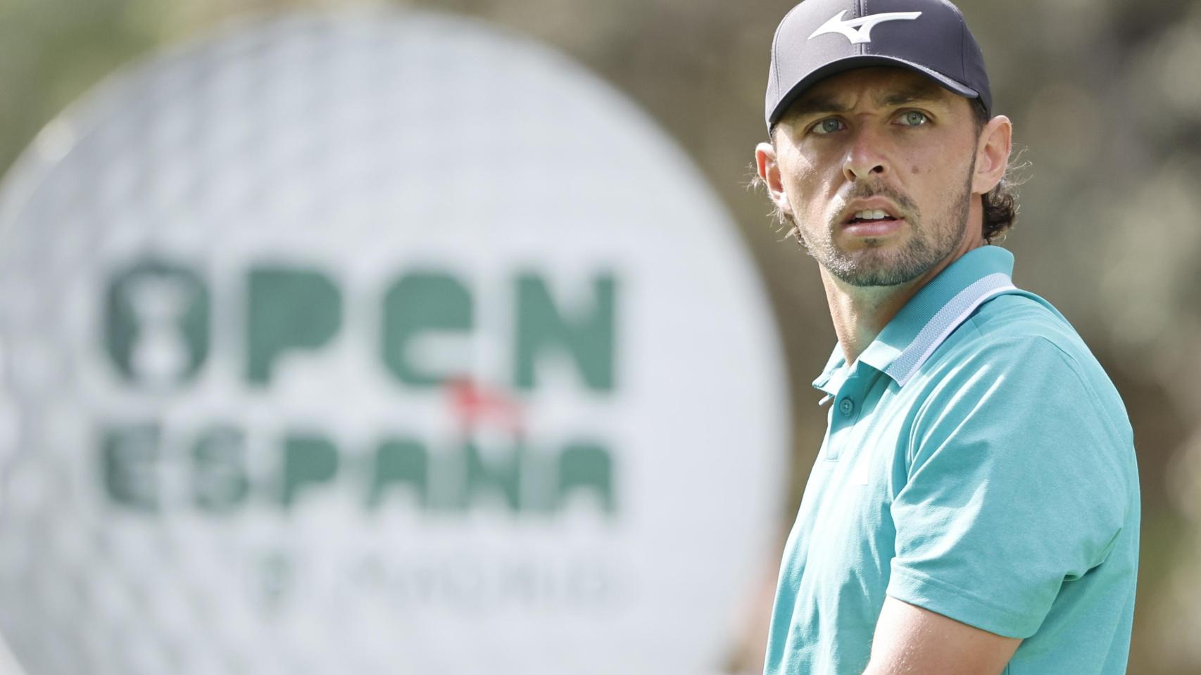 Marco Penge, en la cuarta jornada del Open de España.