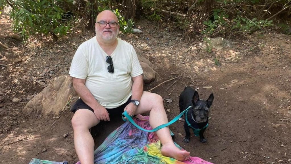 Pedro, el día de la ruta.