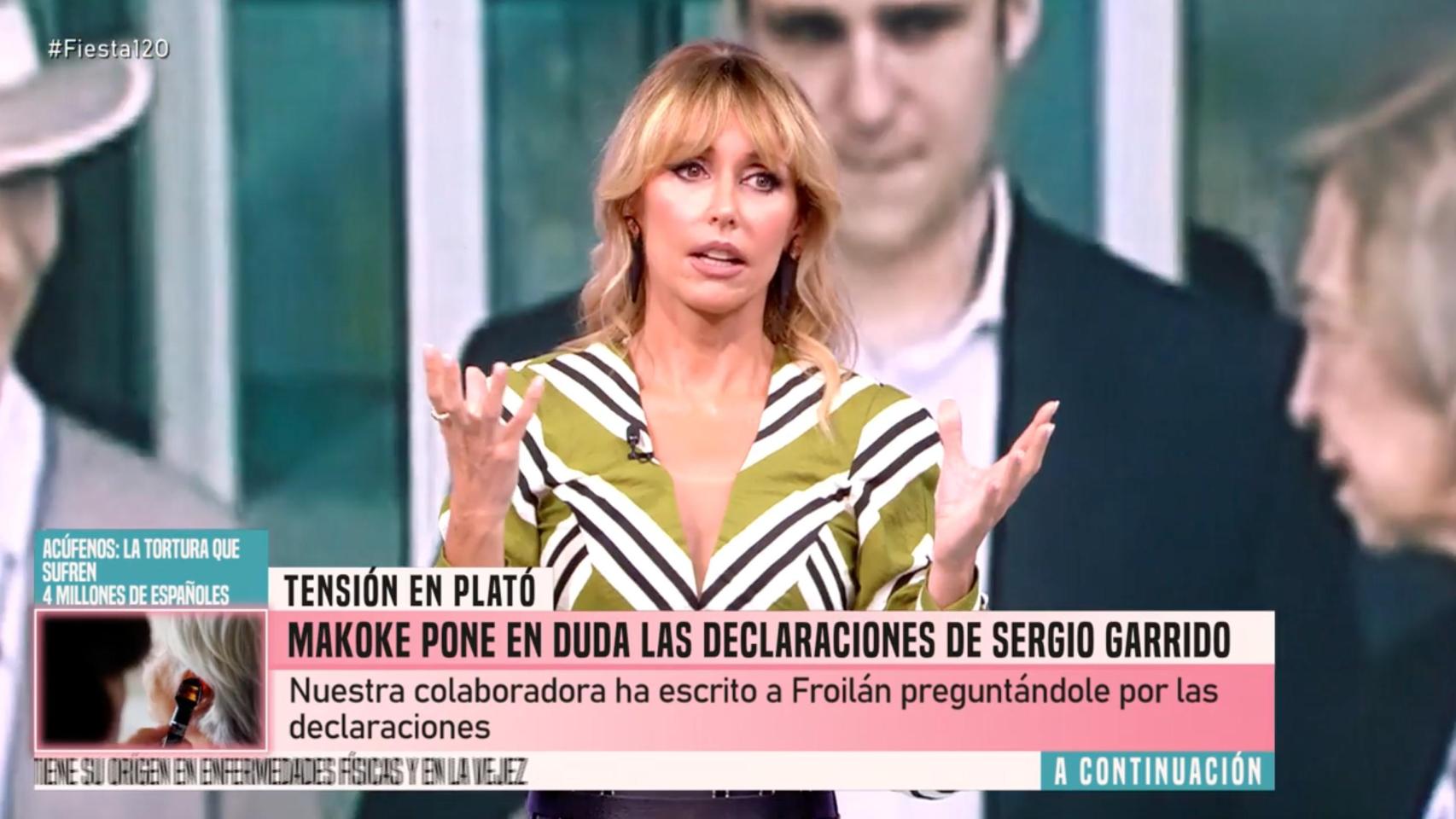 Emma García en 'Fiesta'.