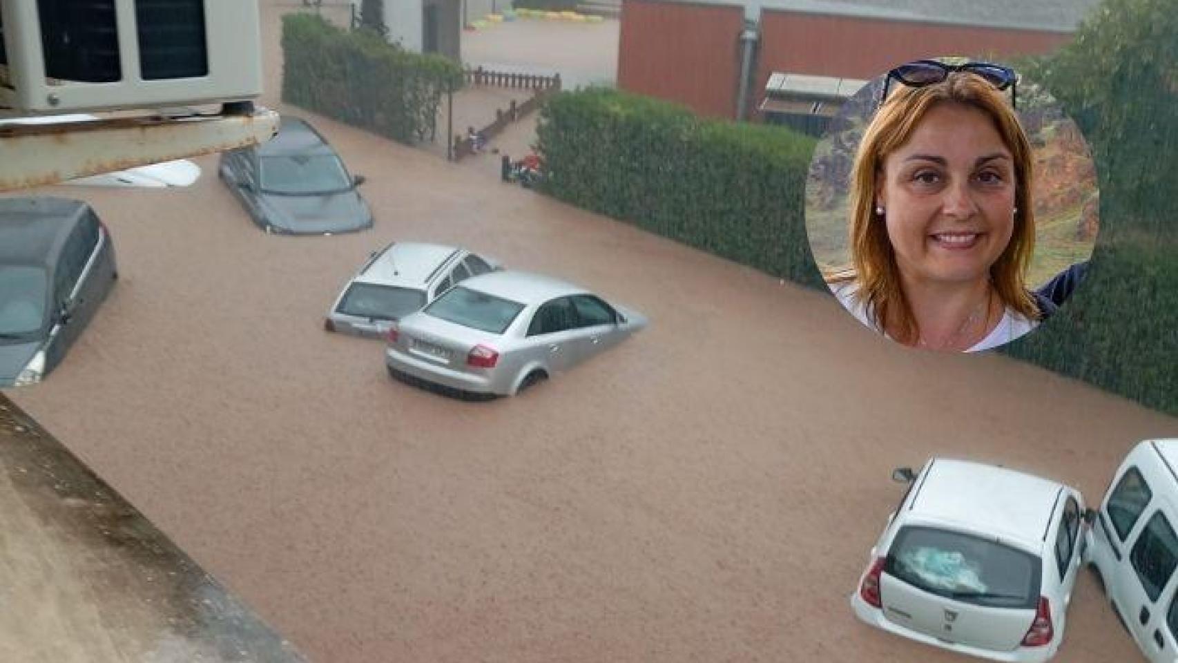 Cristina, la valenciana incomunicada en Amposta (Tarragona) por la dana Alice. EE