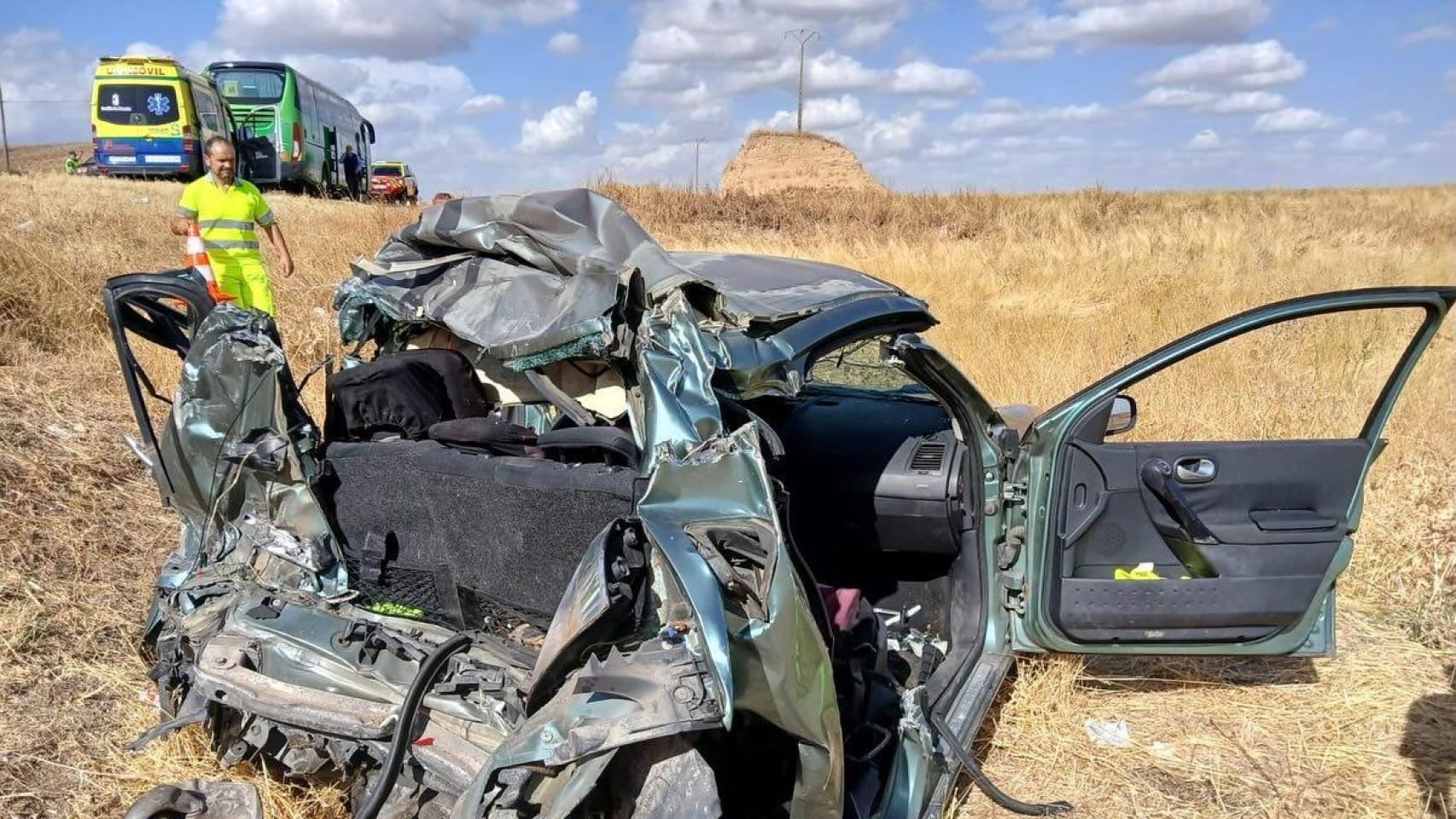 Accidente en Camarena (Toledo). Foto: CPEIS Toledo.