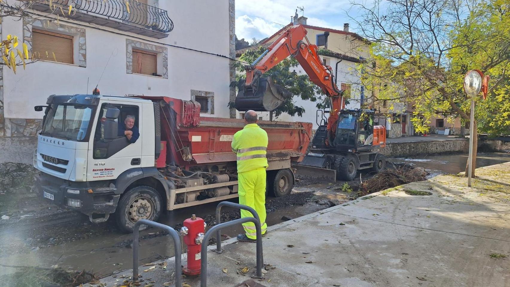 Daños por la dana en Aragón.