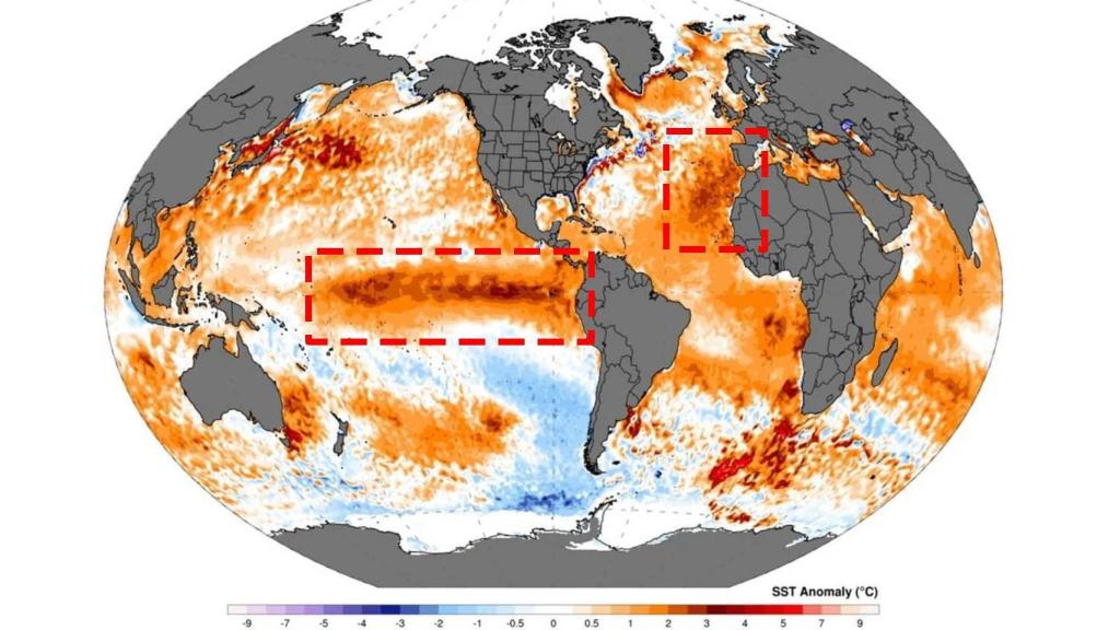 Los efectos de 'El Niño' en Europa Occidental y España.