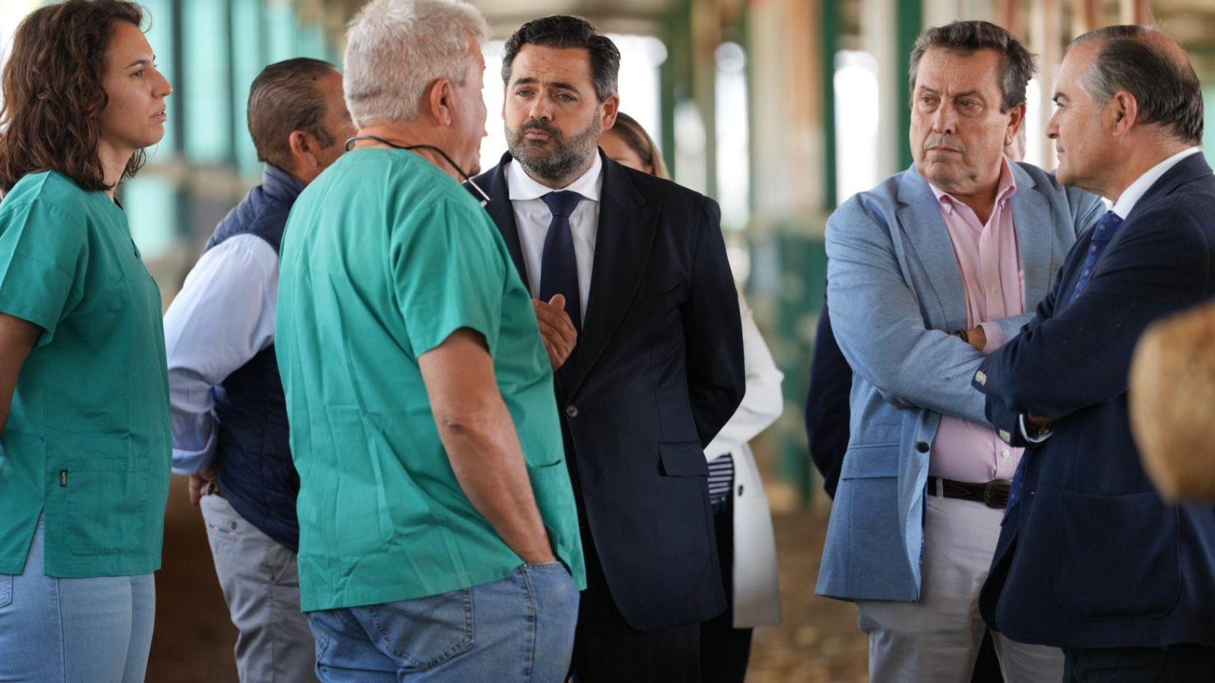 Paco Núñez, este martes en el Instituto Español de Genética y Reproducción Animal.