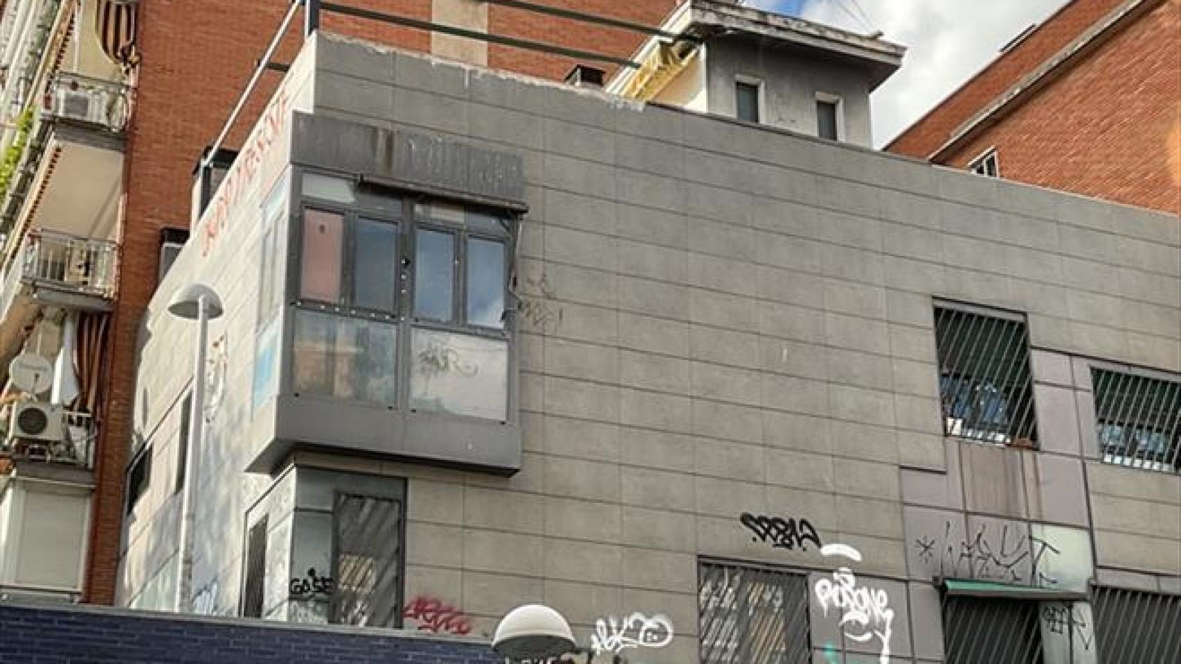 El edificio ubicado en la carretera de Carabanchel a Aravaca número 50.