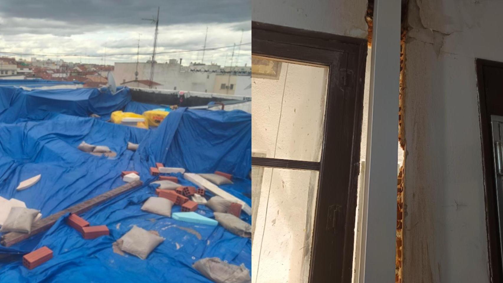 El estado de las obra en Tribulete 7.