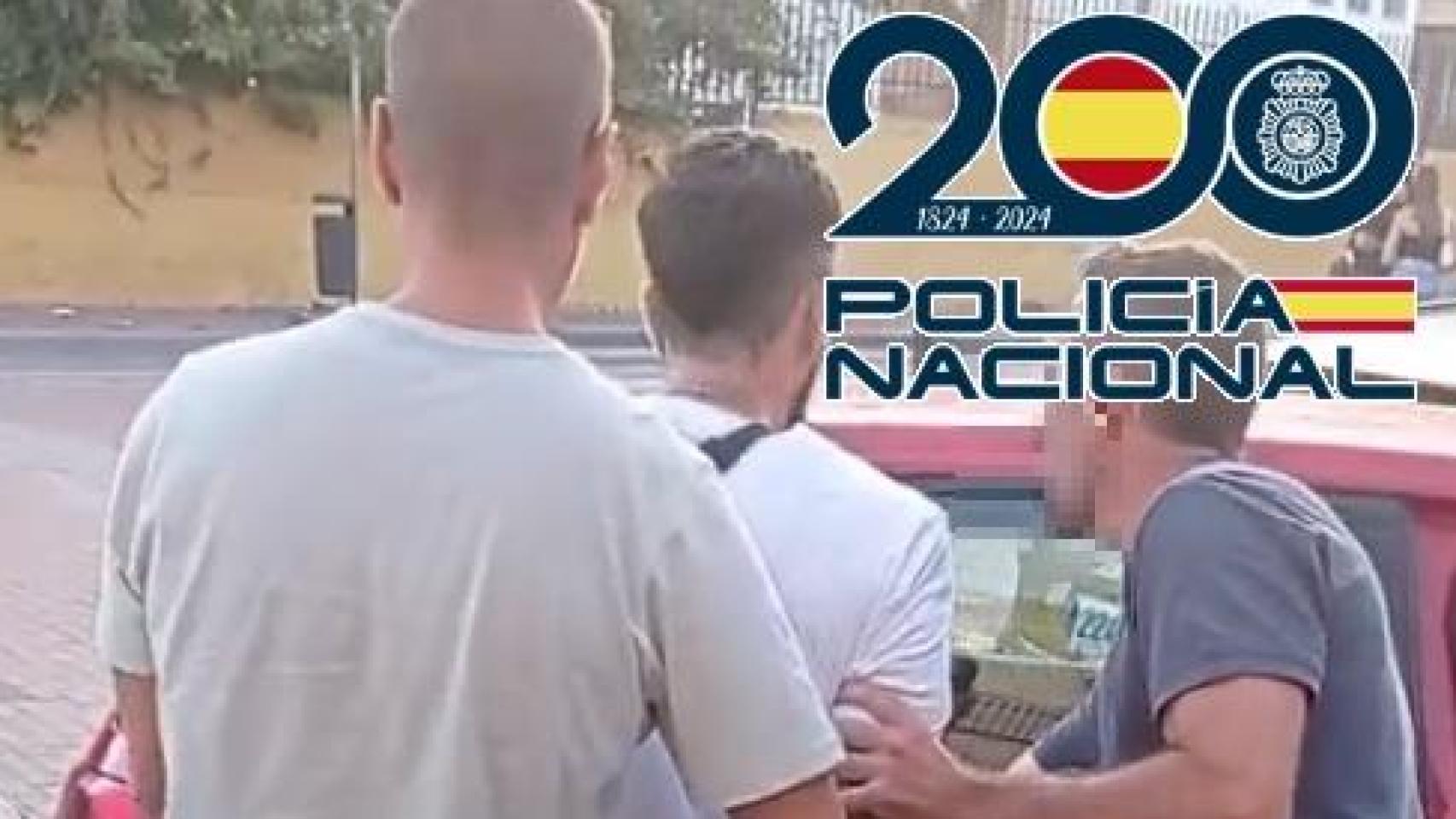 Una imagen de la detención.