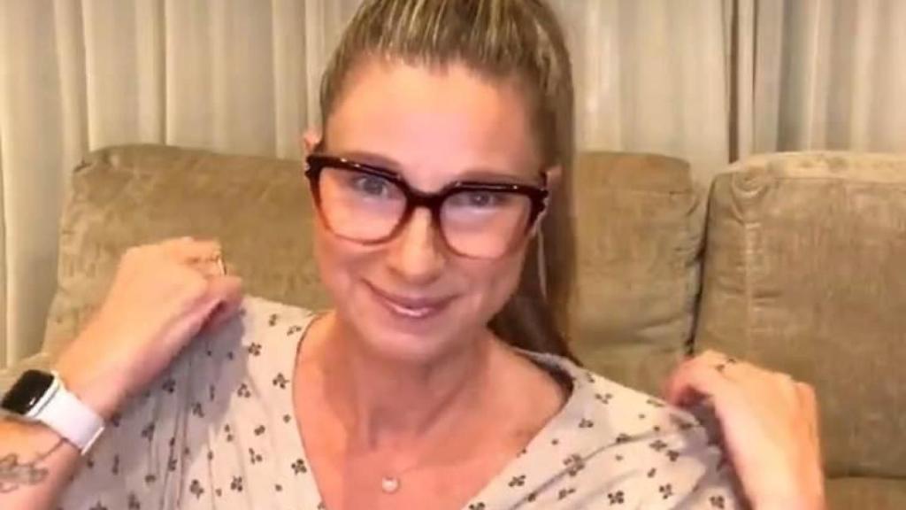 Anne Igartiburu, en un directo de su perfil de Instagram.